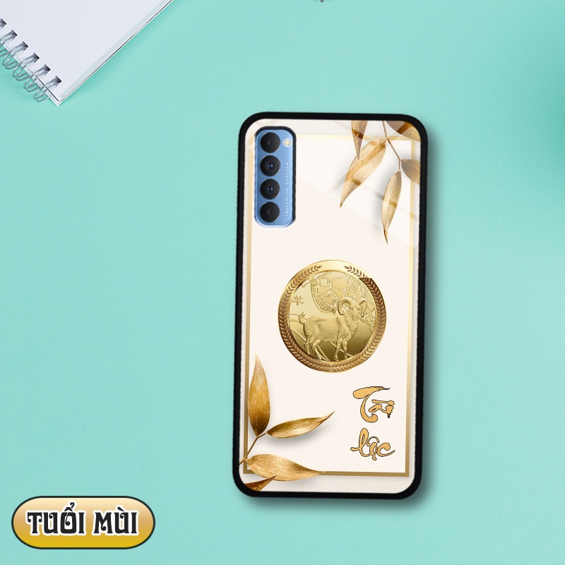 Ốp kính 3D 12 con giáp OPPO RENO 4 PRO