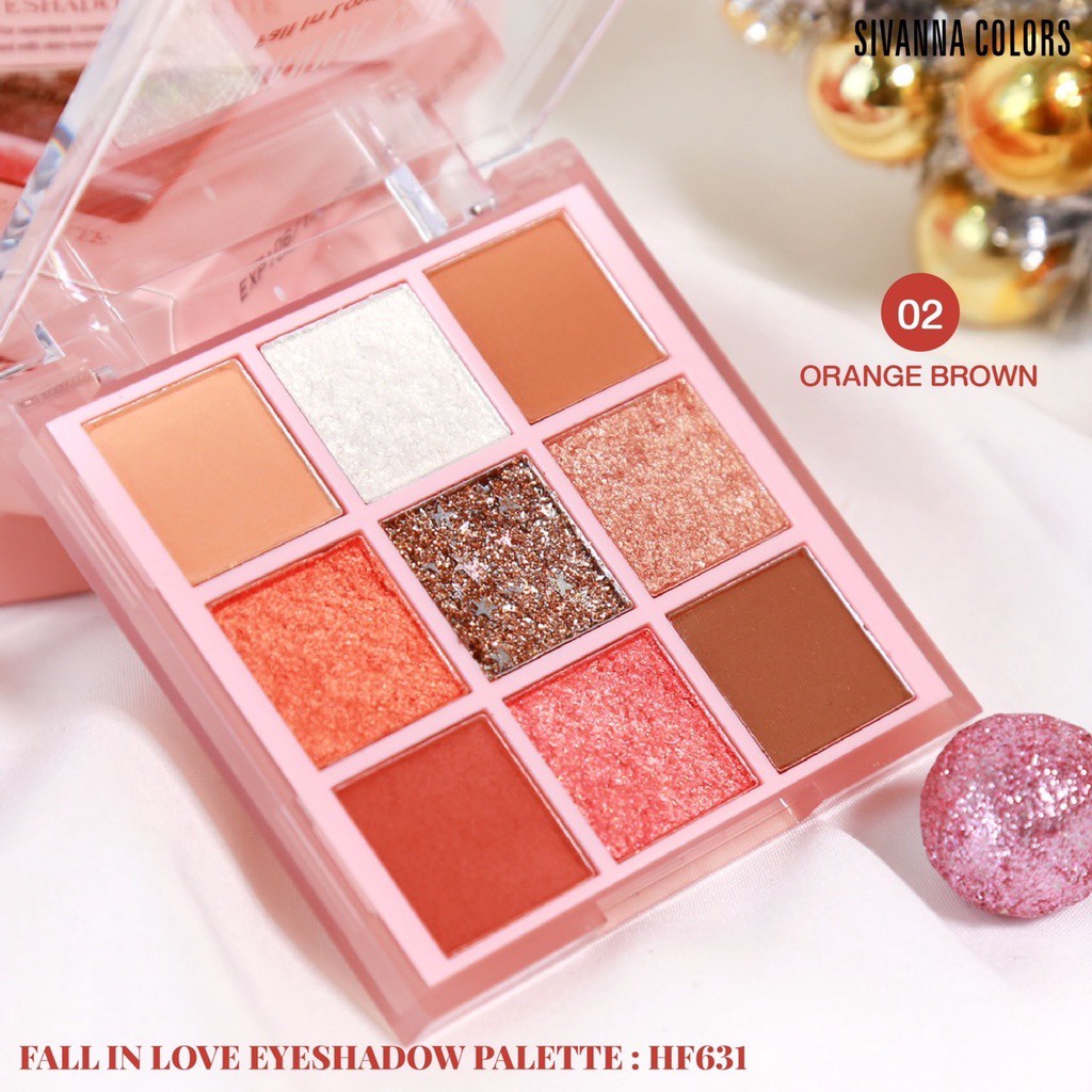 Phấn Mắt Sivanna Colors Fall In Love Eyeshadow Palette