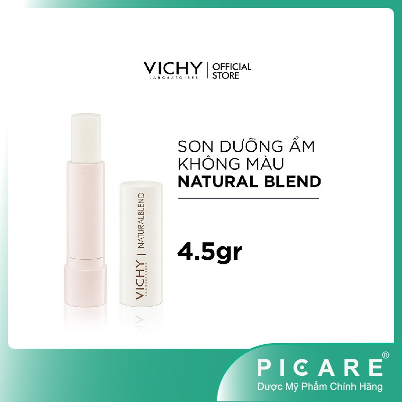 Vichy Son Dưỡng Môi Không Màu Natural Blend Hydrating Lip Balm 4,5g