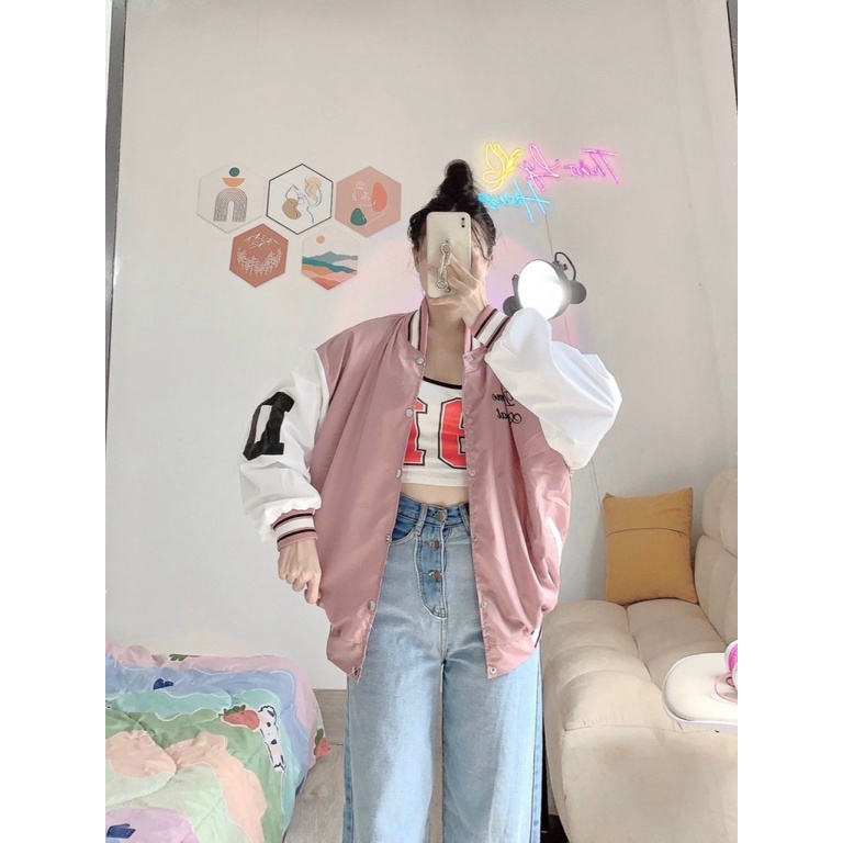 Áo Khoác Bomber UNISEX Form Rộng In Chữ Phong Cách Mẫu Mới Cực HOT  - ĐĂNG QUANG CLOTHER