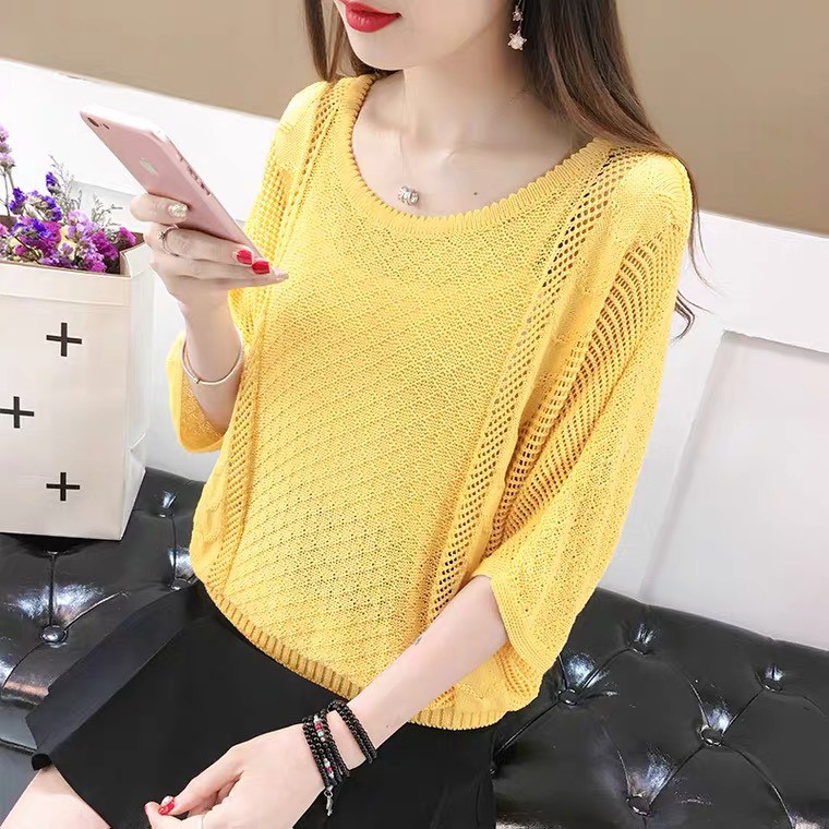 áo len mỏng đẹp, [MIỄN SHIP] chất liệu len mềm mại, kiểu dáng cánh dơi tôn dáng, trẻ trung, năng động