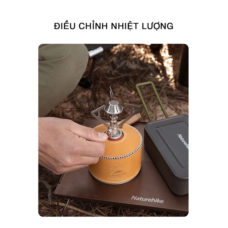 Bếp Gas Mini Cắm Trại Siêu Nhỏ Gọn Naturehike NH21RJ003