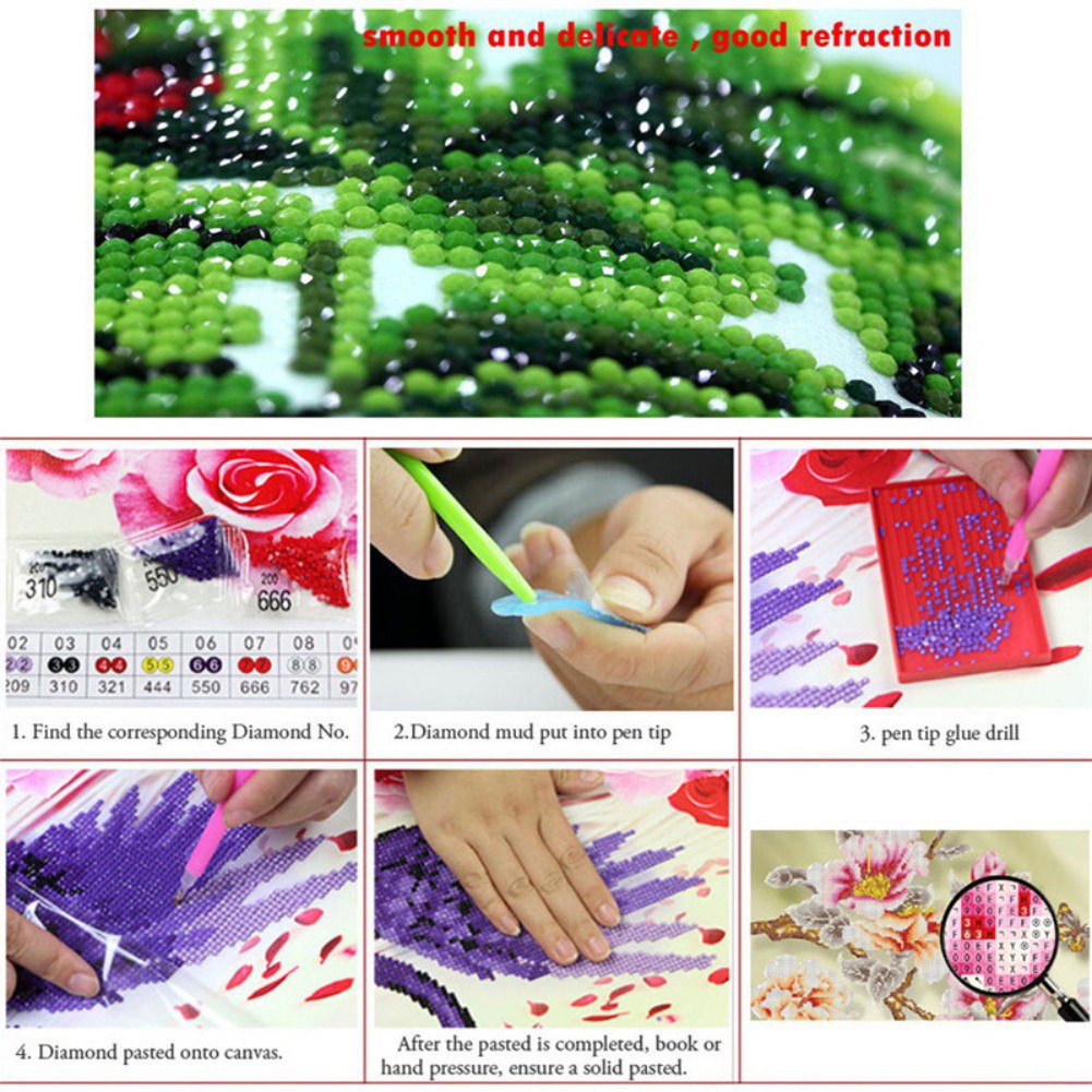 Tranh đính đá tự làm trang trí nhà 5D hình hoa hướng dương | BigBuy360 - bigbuy360.vn