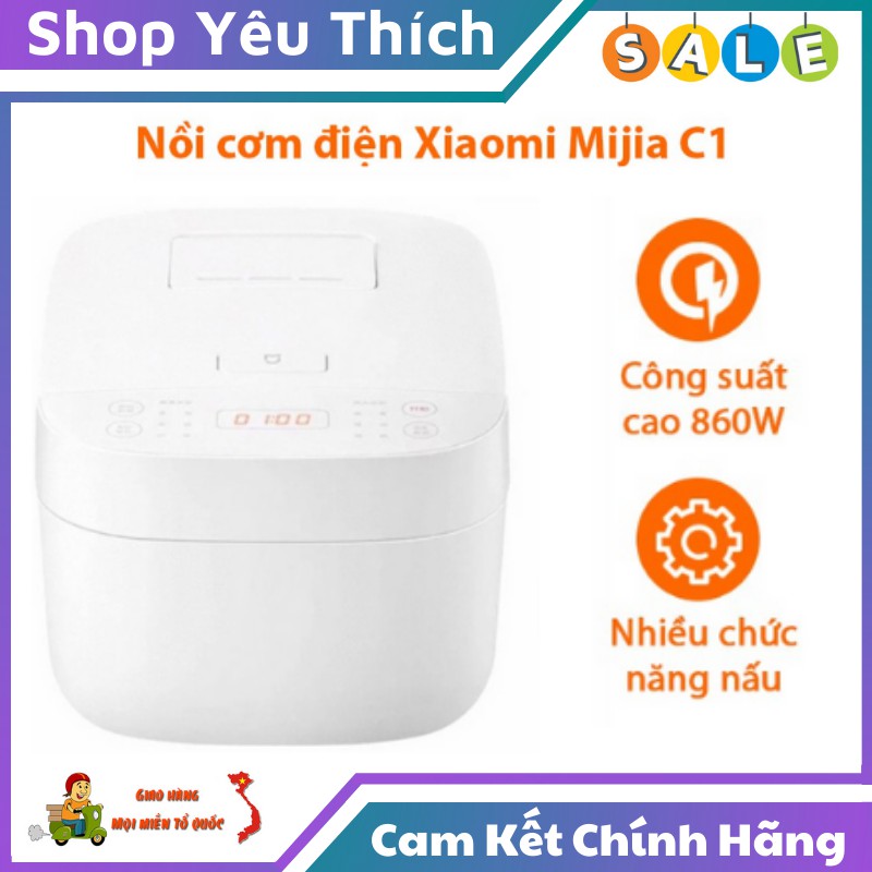 Nồi Cơm Điện ⭐FREE SHIP⭐ Nồi Cơm Điện Đa Năng Xiaomi Mijia C1 Có Chức Năng Thông Minh - Bảo Quản Nhiệt Tự Động
