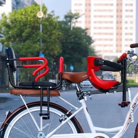 COMBO Ghế ngồi trước + ngồi sau xe đạp cho bé ,xe đạp điện.