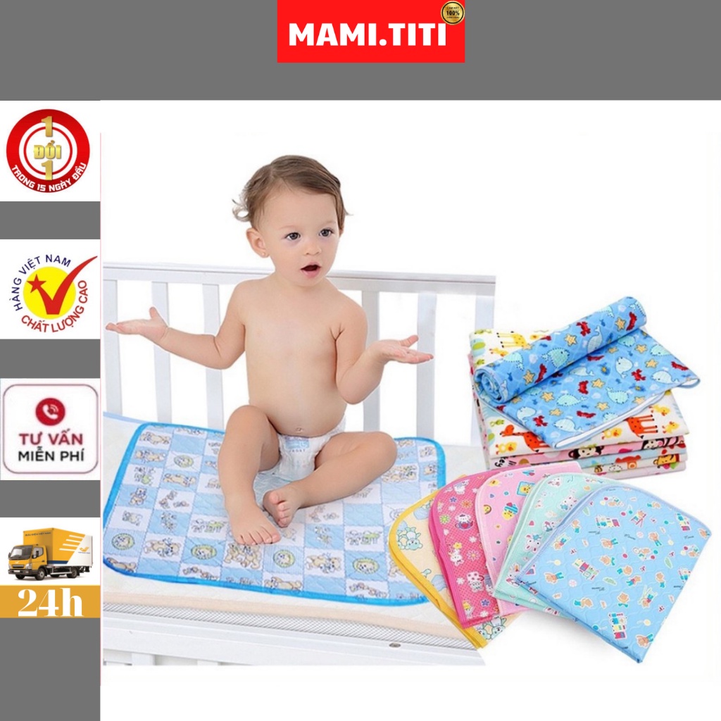 miếng lót chống thấm, chiếu nhựa lót chống thấm cho bé