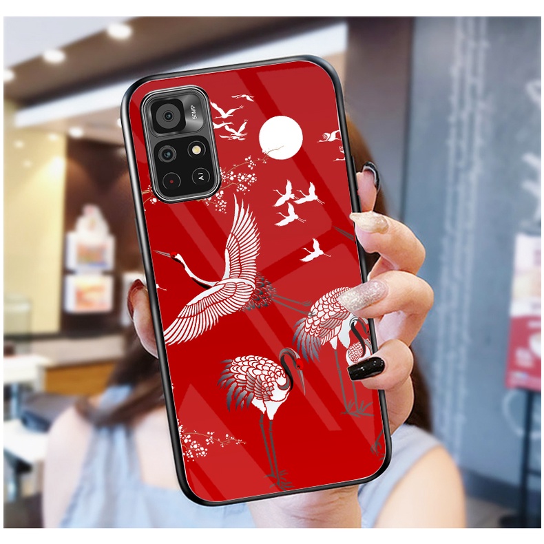 Ốp Lưng XIAOMI REDMI NOTE 11S, NOTE 11 4G, NOTE 11 5G , NOTE 11 PRO, NOTE 11 PRO 5G, PRO PLUS mặt kính cường lực cao cấp