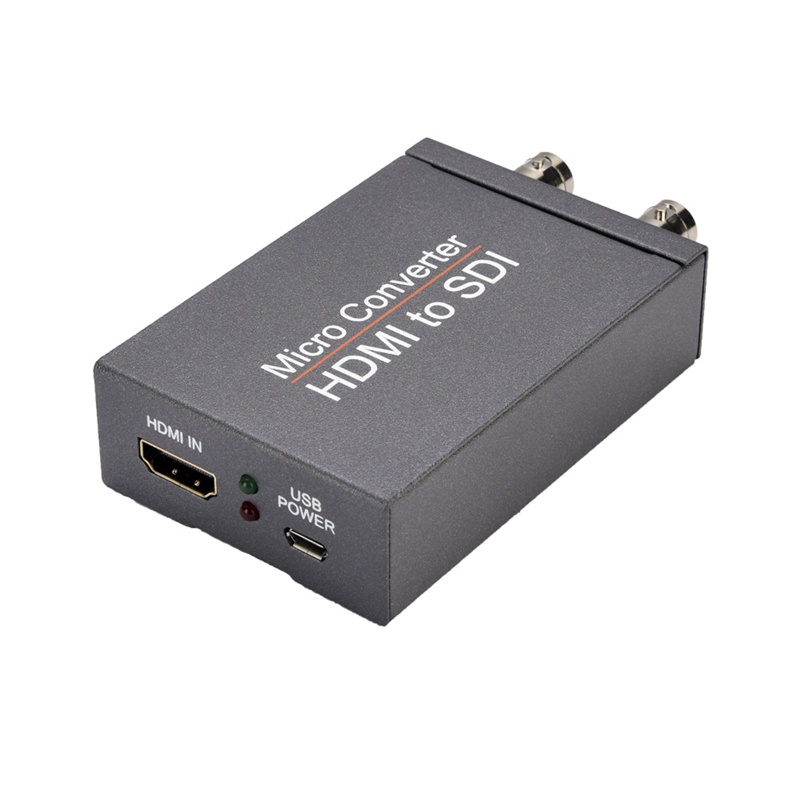 HDMI to SDI with Power Mini 3G HD SD-SDI Video Converter Adapter with Audio Auto Format Detection for Camera