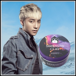 Sáp Vuốt Tóc Nam Cao Cấp SAWENSITO CLAY  Chính Hãng - 80 Gram Không Bị Khô Và Rí