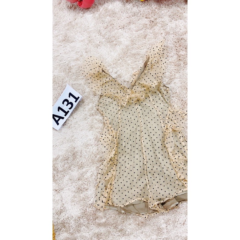 Jumpsuit voan chấm bi nền xám size S~XS.A131