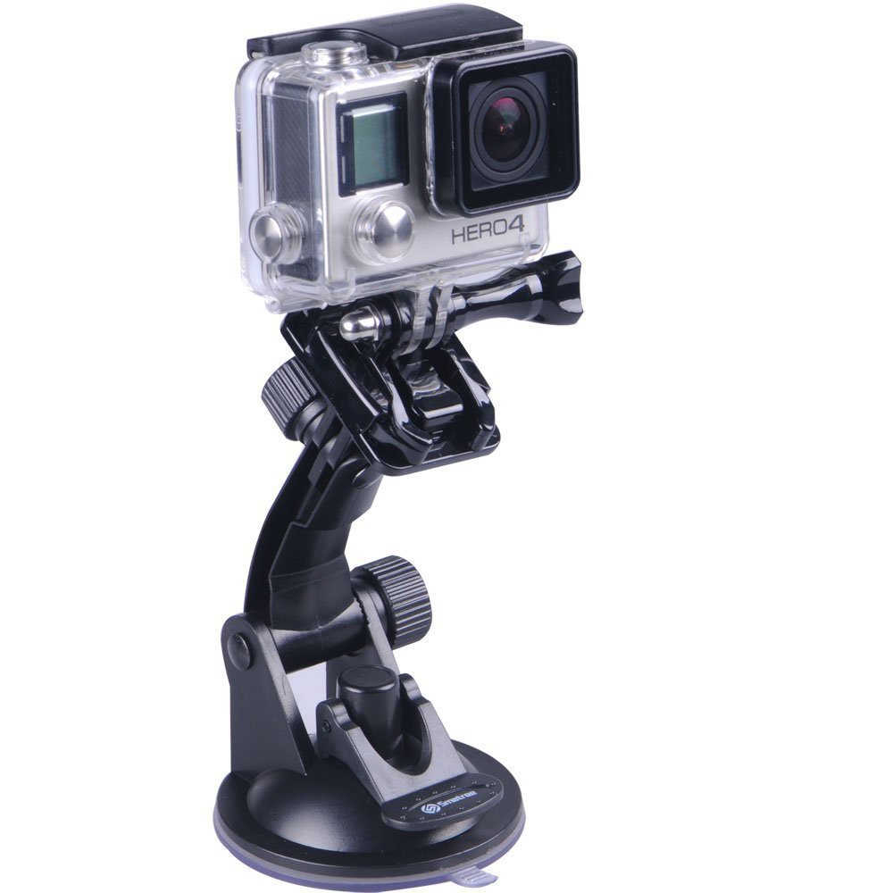 Đế Hít Kính GoPro, SJCam, Xiaomi Yi, Yi Action, Osmo - Chân Đế Gắn Kính ô tô Hút Chân Không - Gopro101 - inoxnamkim