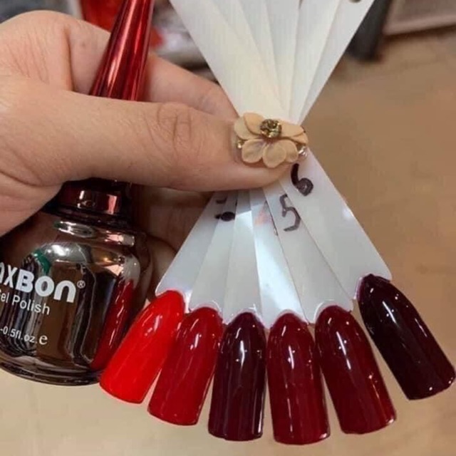 Sơn mxbon nguyên set 6c toàn màu đỏ hit 350k sale còn 270k