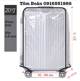 Bọc Vali Pvc size 20-24-26-28