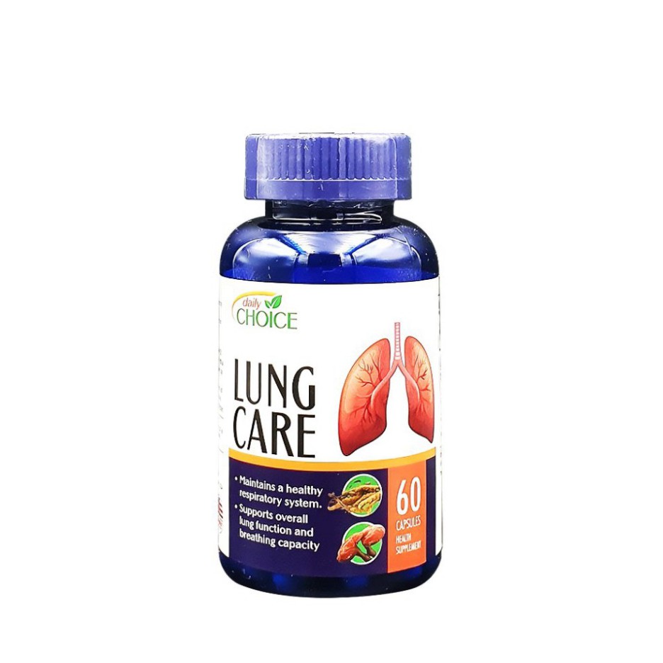 SALE NGHỈ BÁN Thuốc bổ phổi hỗ trợ tăng cường sức khỏe và bảo vệ phổi Daily Choice Lung Care. Hộp 60 viên SALE NGHỈ BÁN