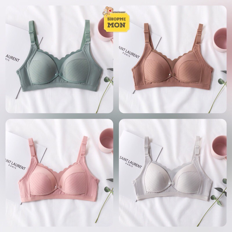 Áo lót bầu 👙 áo lót cho bé bú 👙 chất cotton cao cấp form đẹp