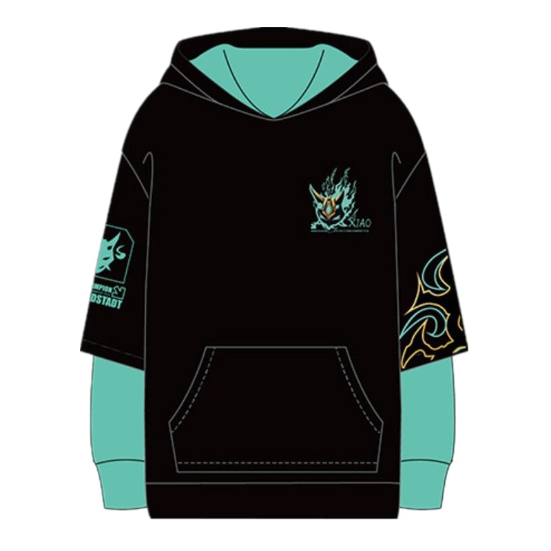 Áo khoác hoodie cosplay nhân vật trong Genshin Impact Xiao dành cho nam và nữ