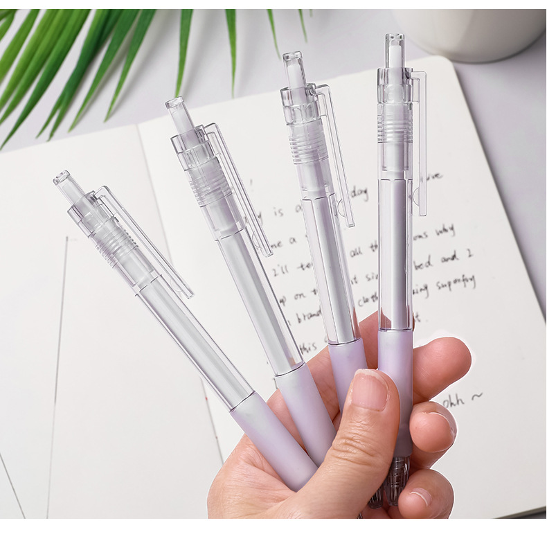 Bút mực gel màu đen ngòi 0.5mm tiện dụng chất lượng cao