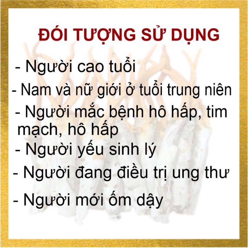 CAM KẾT CHÍNH HÃNG ( Đông trùng  hạ thảo sấy thăng hoa huy cương )