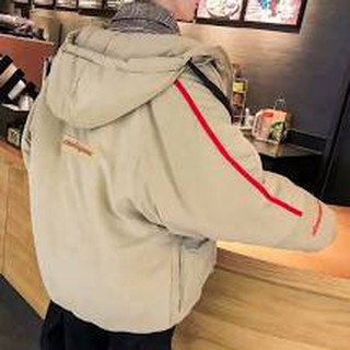 Áo phao nam có mũ cực ấm siêu nhẹ
