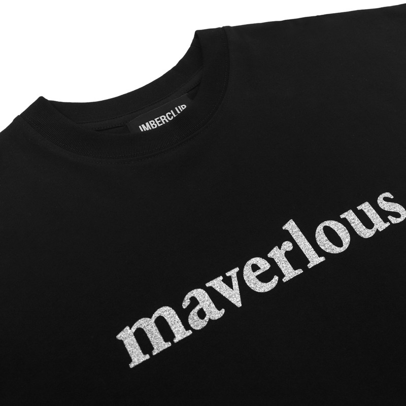 ÁO THUN MAVERLOUS LOGO BLING/BLACK