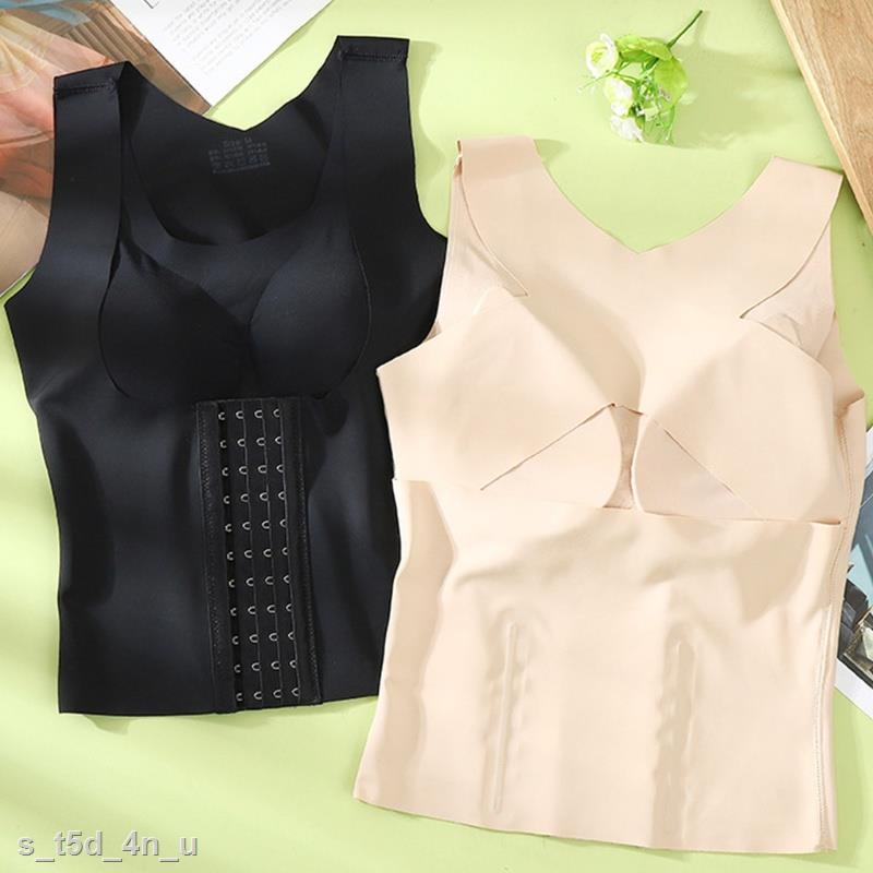 GENUINE Áo lót nâng ngực không gọng không đường may khóa cài trước điều chỉnh tư thế cho nữ