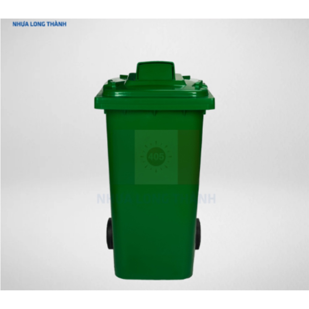THÙNG RÁC 240 LÍT NẮP HỞ NHỰA LONG THÀNH