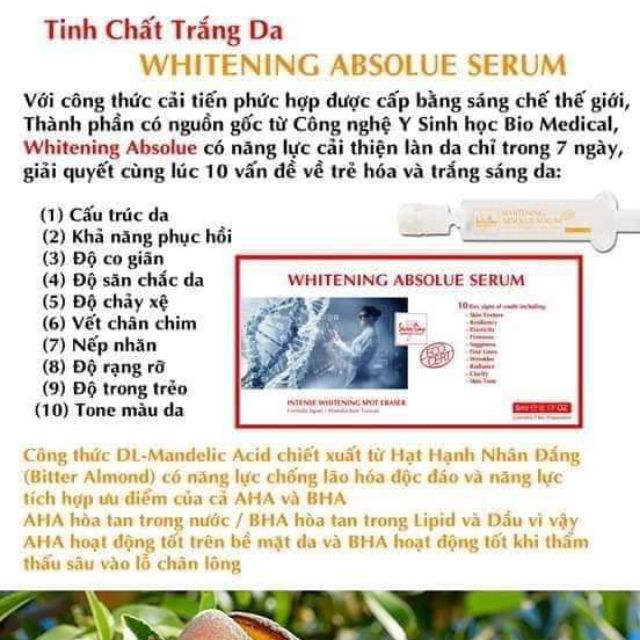 TINH CHẤT TRẮNG DA WHITENING ABSOLUE SERUM