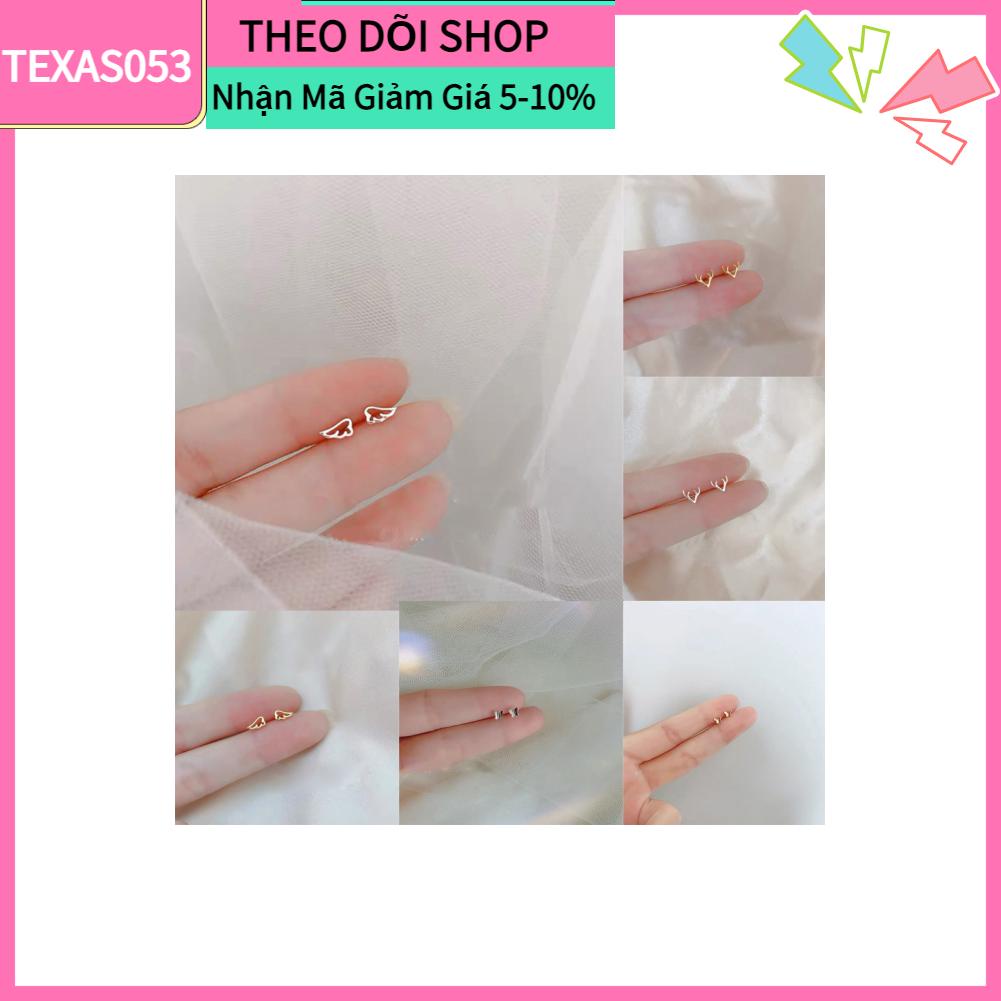 Texas053 Stud Earrings Small Exquisite Fashionable Summer Simple Ins Style for Women