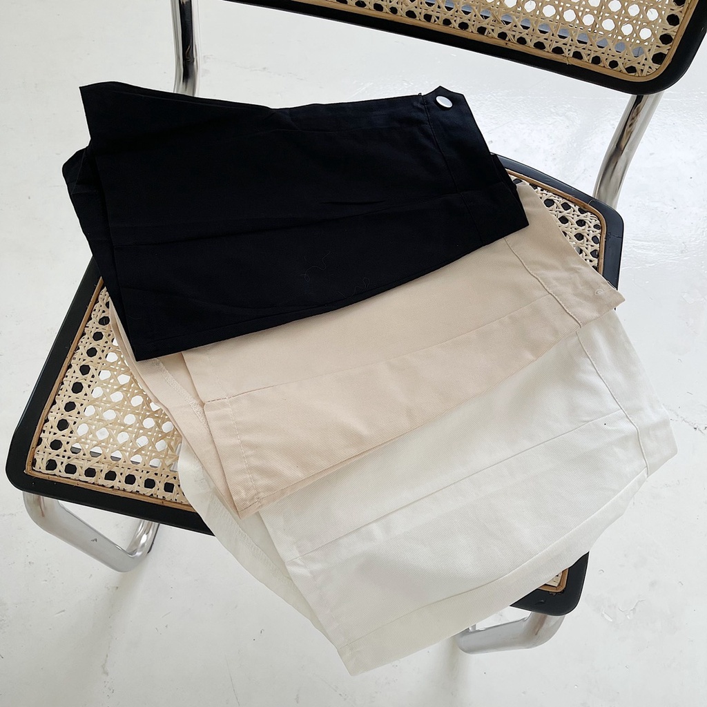 Quần short lưng bản cạp cao dáng ngắn - Surichau