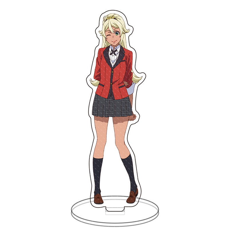 Móc Khóa Mô Hình Anime Kakegurui Đứng Hai Mặt Bằng Acrylic 15Cm Làm Quà Tặng Sưu Tầm