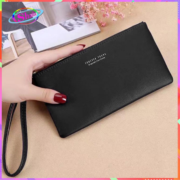 Ví cầm tay nữ dài young loại mỏng thời trang Shalla K351