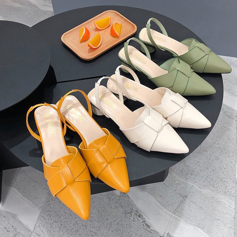 Xăng đan Cao Gót Mũi Nhọn Thời Trang Dành Cho Nữ