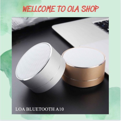 Loa bluetooth A10 mini vỏ nhôm di động