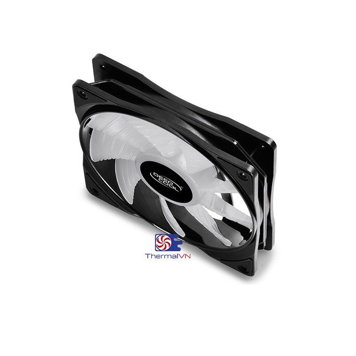 Quạt fan case 12cm RGB DeepCool RF 120M (bộ 3 quạt) - Quạt quay êm sức gió tốt, hiệu ứng màu sắc RGB 16,7 triệu màu