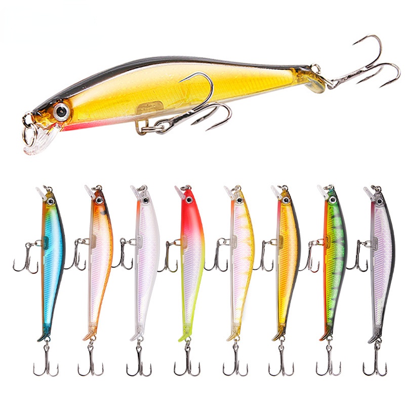 1 Mồi Cá Giả Bằng Nhựa Cứng 9.5cm 7.5g Có Móc