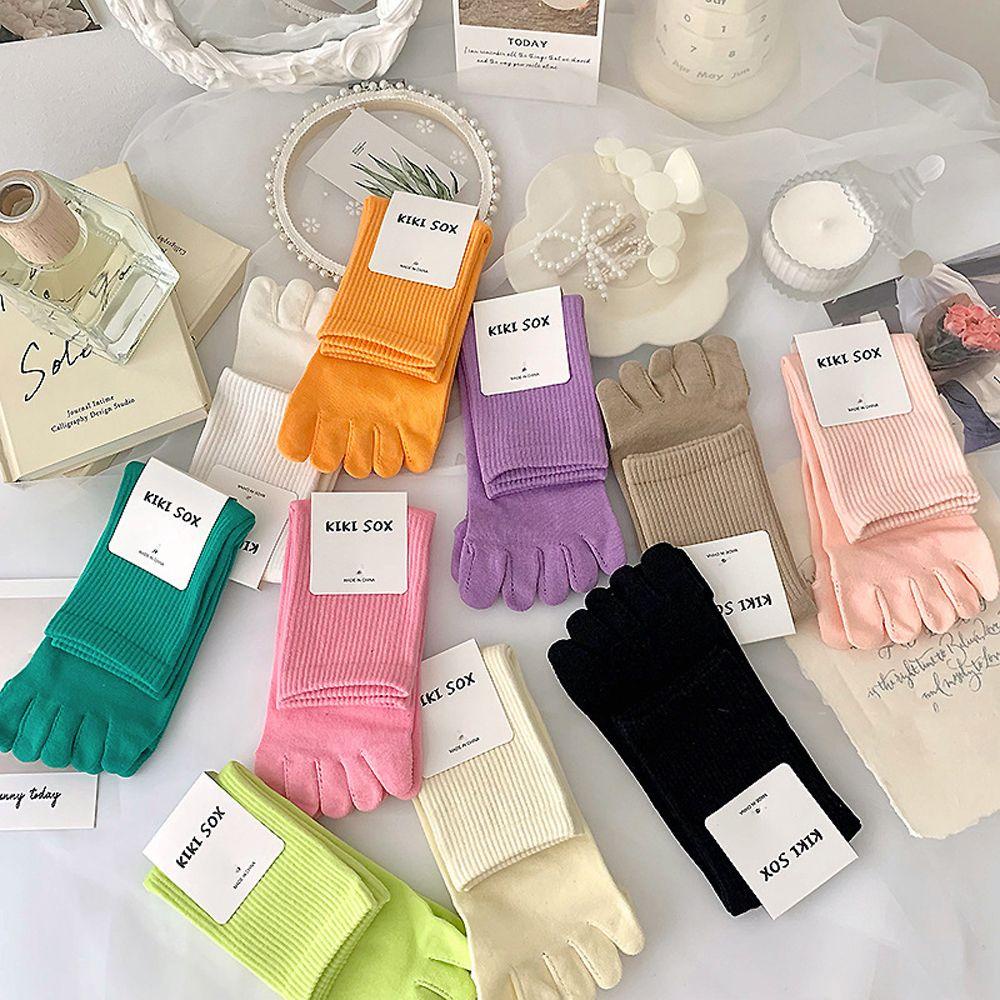 Vớ Cotton Năm Ngón Thời Trang Xuân Thu Cho Nữ