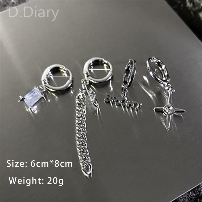 Set Khuyên Tai Thời Trang Mới Cho Nữ Bộ Khuyên Tai Hình Tròn Phong Cách Cổ Điển Thời Trang Cho Nữ