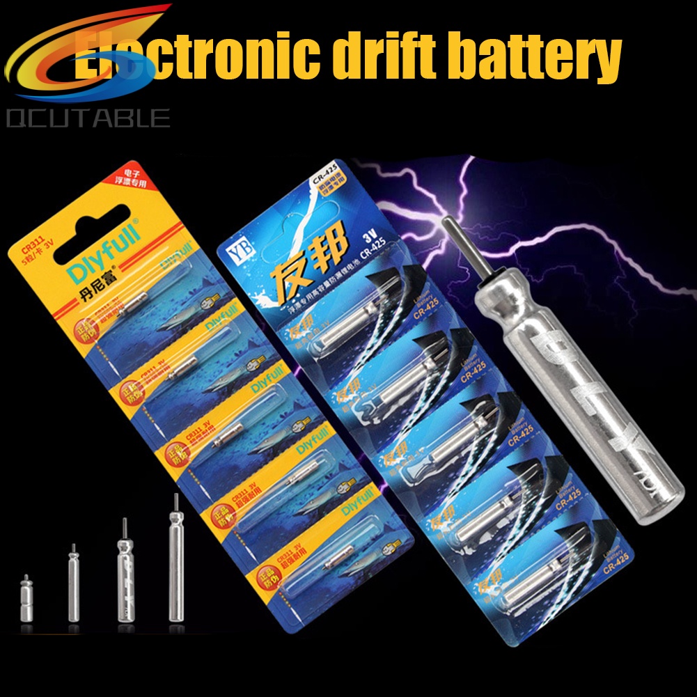 Bộ 10 pin Lithium CR322 CR42 dạ quang