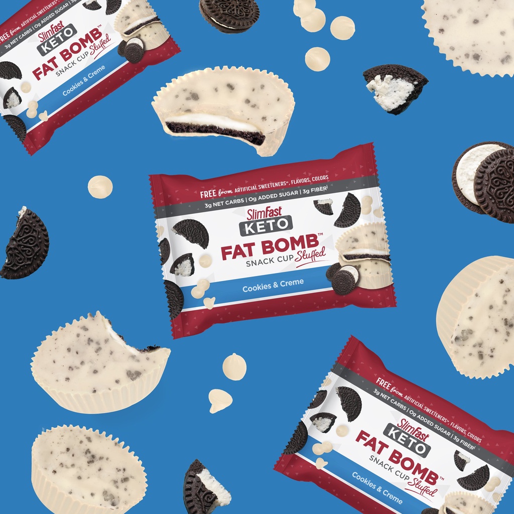 Bánh Keto giảm cân SlimFast gói 14-20g / USA - Keto - 0g Added Sugar - Protein