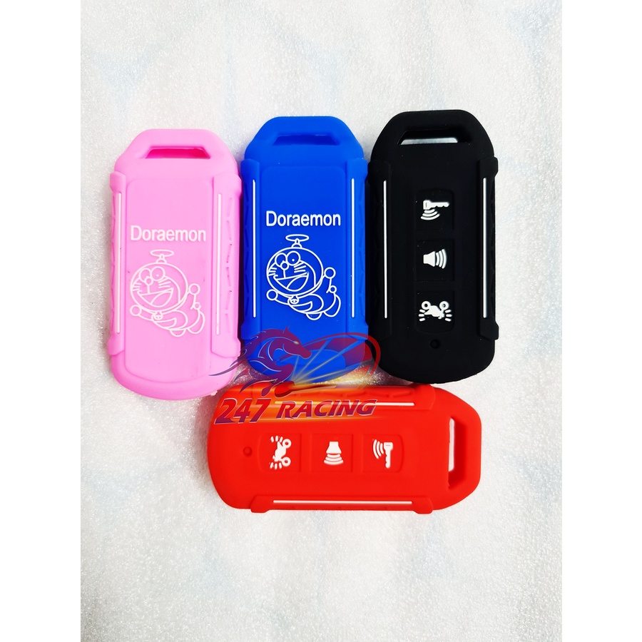 Bọc Khóa Smarkey Cao Su Hình DOREMON cực đẹp 2 nút hoặc 3 nút gắn xe Vison, Sh, Airblade, Vario....