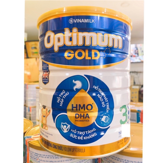 Sữa bột Optimum gold 3 1.45kg ( Mẫu Mới HMO )