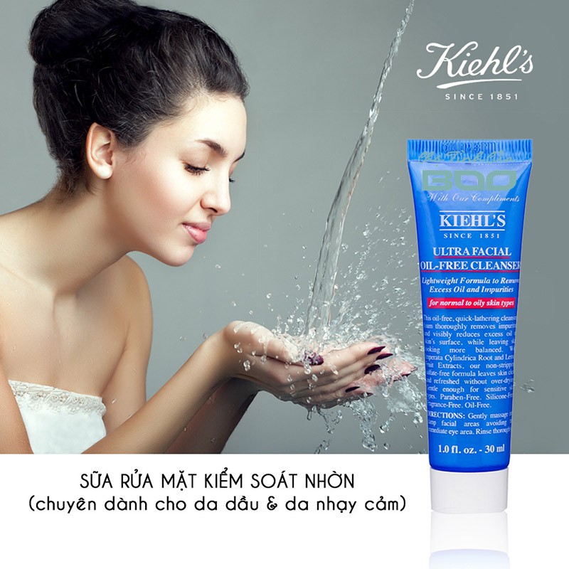 Minisize 30ml / Fullsize 150ml ] Sữa rửa mặt Kiehl's Ultra Facial ...