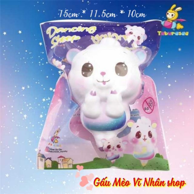 c[ SQUISHY CHÍNH HÃNG GIÁ RẺ ] - Squishy Cừu Nhảy Múa (Sheep Dancing) chính hãng TABURASAA {15 * 11.5 * 10cm}z