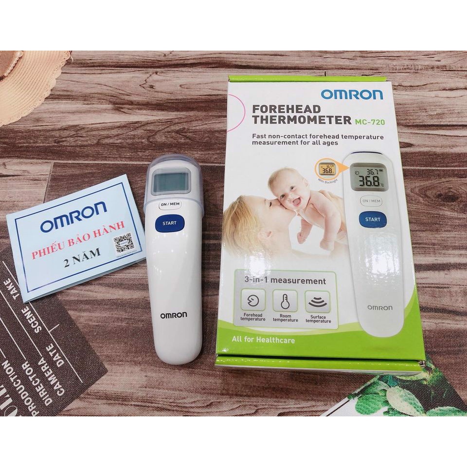 Nhiệt Độ Hồng Ngoại Đo Trán OMRON  Hàng Chính Hãng Bảo Hành 2 Năm