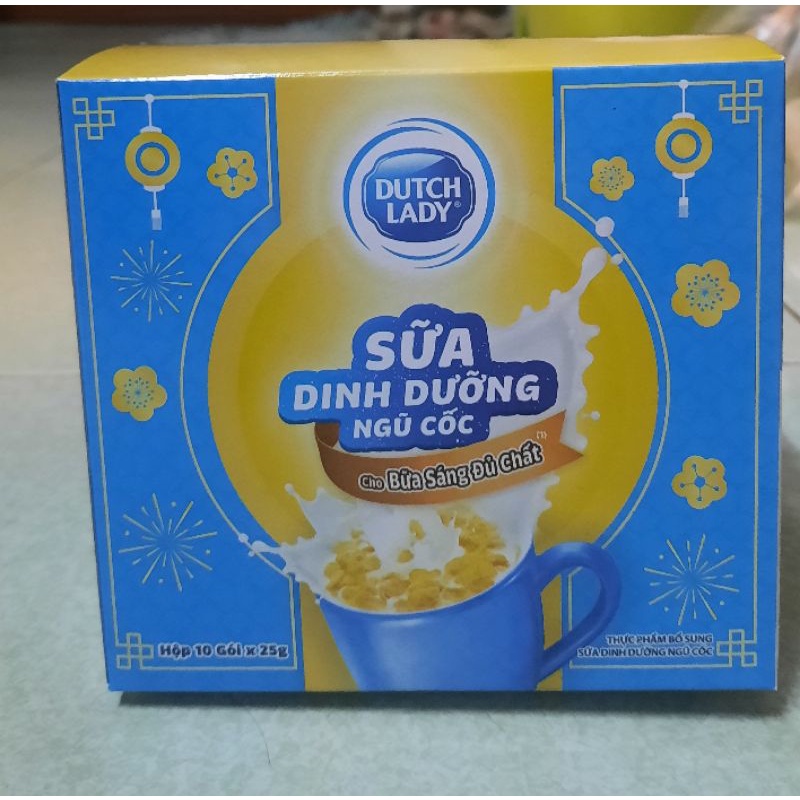 Sữa Bột Ngũ Cốc Dutch Lady 1Dây/10 Gói (25Gam×10 Gói).