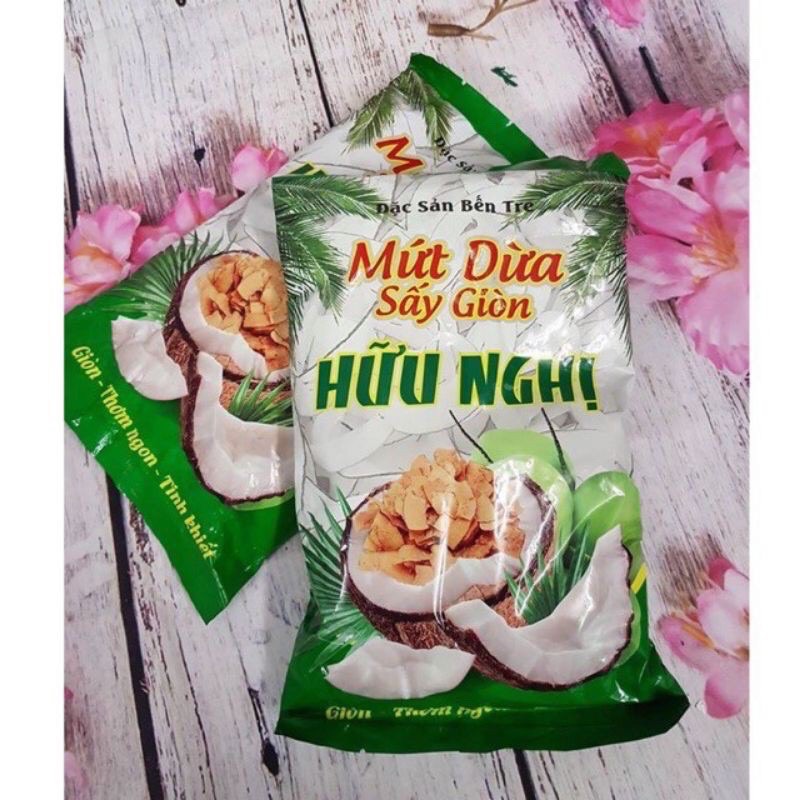 Dừa Khô Sấy Giòn Hữu Nghị Gói 275gr