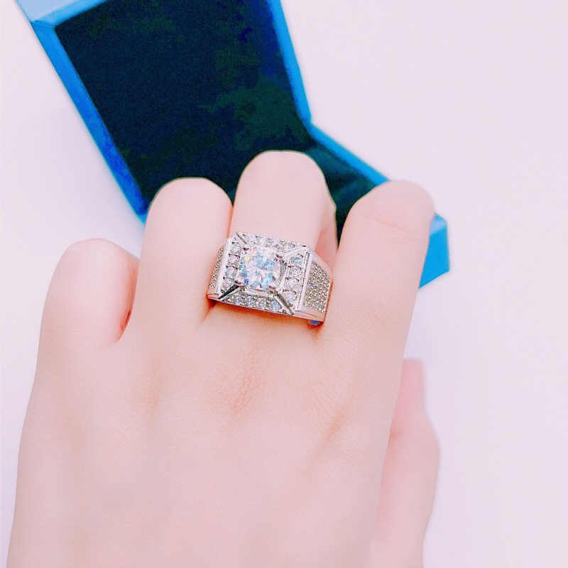 𝗡𝗵𝗮̂̃𝗻 nam kim cương nhân tạo siêu sáng và bền Kami