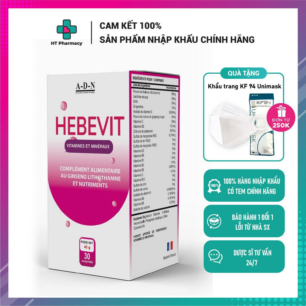 HEBEVIT - BỔ SUNG VITAMIN, HỖ TRỢ TĂNG CƯỜNG SỨC KHỎE