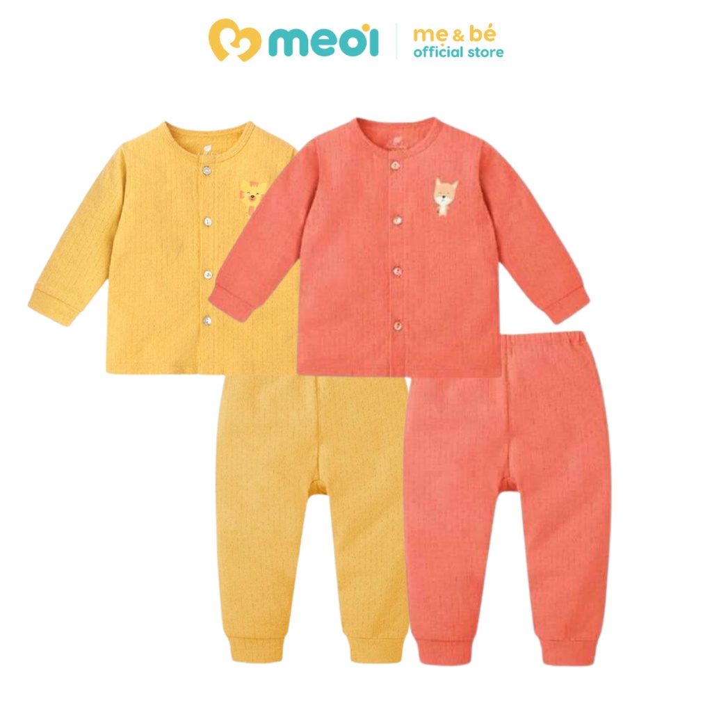 Bộ dài tay sơ sinh cài giữa cho bé 2519 Lullaby