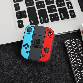 Case Airpods - Ốp Airpods 1/2 - Nintendo Switch ( kèm móc sắt )